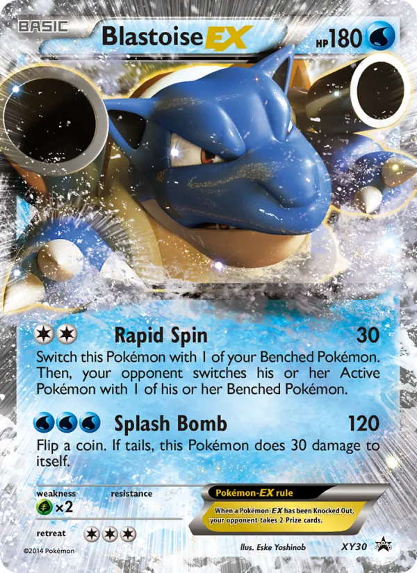 Blastoise EX XY30 XY Black Star Promos