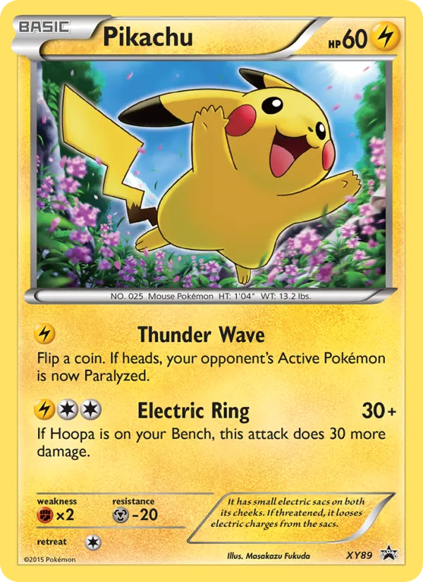 Pikachu XY89 XY Black Star Promos